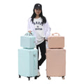 行李箱女网红复古20寸小型旅行拉杆箱24寸学生皮箱静音轮耐用
