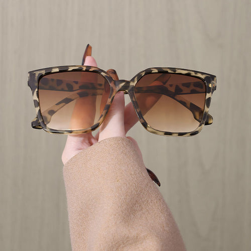 Square Leopard Women Sunglasses Premium 2025 New Western Sunglasses UV400 Sun-Proof Retro Sunglasses