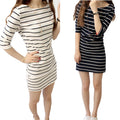 Korean Short Sleeve T-Shirt Dress, Ins Style Mid-Length