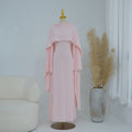 Aiyirui Beaded Shawl + Long Sleeve Dress LR1167