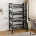 metal floor-standing multi-layer storage rack removable pots and iron kitchen storage racks for pots