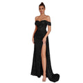 Women's Strapless Slim Fit Sexy Evening Gown Banquet