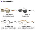 2026 New Korean Knit Women Sunglasses Premium gm Sunglasses Old Money Retro Polarized Men Metal Small-Frame Sun-Proof