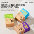 KORMESIC全英文山羊奶皂milk soap泡沫护肤跨境外贸厂家现货批发
