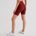 brushed five-point lulu yoga pants for women without embarrassing lines, high-waisted outdoor cyclin
