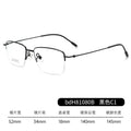 Beesfen New Ultra-Light 7g Pure Titanium Frame Formal Men Half-Rim Frame With Rx Prescription Glasses Men