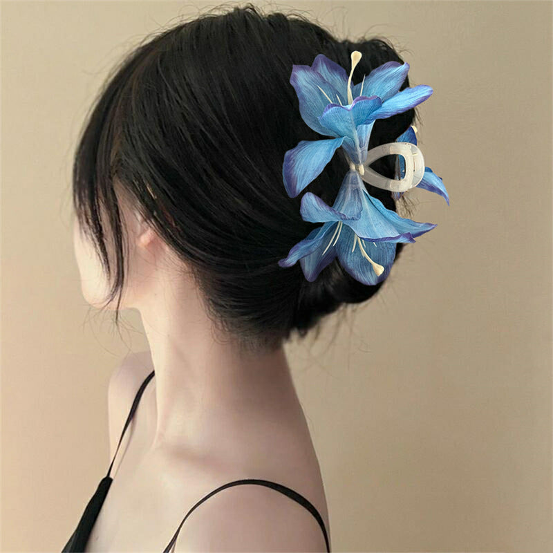 Realistic Lily Flower Hair Claw Clip - view 2