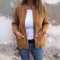 Fall-Winter Casual Fashion Stand Collar Loose Jacket