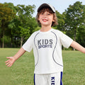 children's short-sleeved football suit, boy's sportswear, girl's quick-drying breathable shorts, med