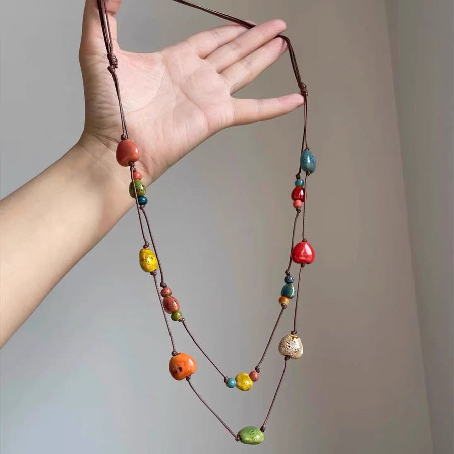 Bohemian Shell Beaded Necklace - view 11