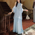 New Chinese Style Lace Beaded Off-Shoulder Dress, 2026