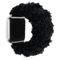 For appleiwatch Watch Band s87 Overseas Spring/Fall Winter Stretch Hair Tie Teddy Wool Combo Band