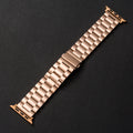 Fits Apple watch Band Stainless 3 Bead Fashionable Metal Apple Band