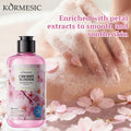 KORMESIC全英文包装樱花香氛沐浴露Shower Gel外贸跨境批发直销