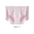 瑜伽健身无痕内裤女夏纯棉裆抗菌提臀中腰不夹臀冰丝女三角裤美臀