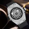 PINTIME / Item Time Overseas Fashionable Full Diamond Rhinestone Watch Men Live Bestseller Quartz Watch Waterproof Factory Direct