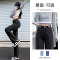 Women's High-Rise Wide Leg Denim Pants - Loose Fit