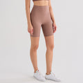 brushed five-point lulu yoga pants for women without embarrassing lines, high-waisted outdoor cyclin