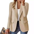 Women's Fall Long Sleeve Blazer + Cardigan 2026 | Layered Cardigan - Rose Red