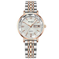 Swiss Brand New Waterproof Glow Ladies Watch Pair Date Quartz Watch TikTok Live AliExpress Bestseller