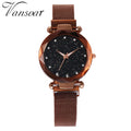Douyin's same style starry sky female student Korean watch trendy magnet Milan mesh strap watch dropshipping