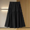 Summer Fashion Elegant High Waist Loose Mid-Length Long Skirt