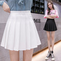 Spring-Summer Korean Plus Size High Waist Loose Elastic Skirt + Pleated Skirt + Short Skirt