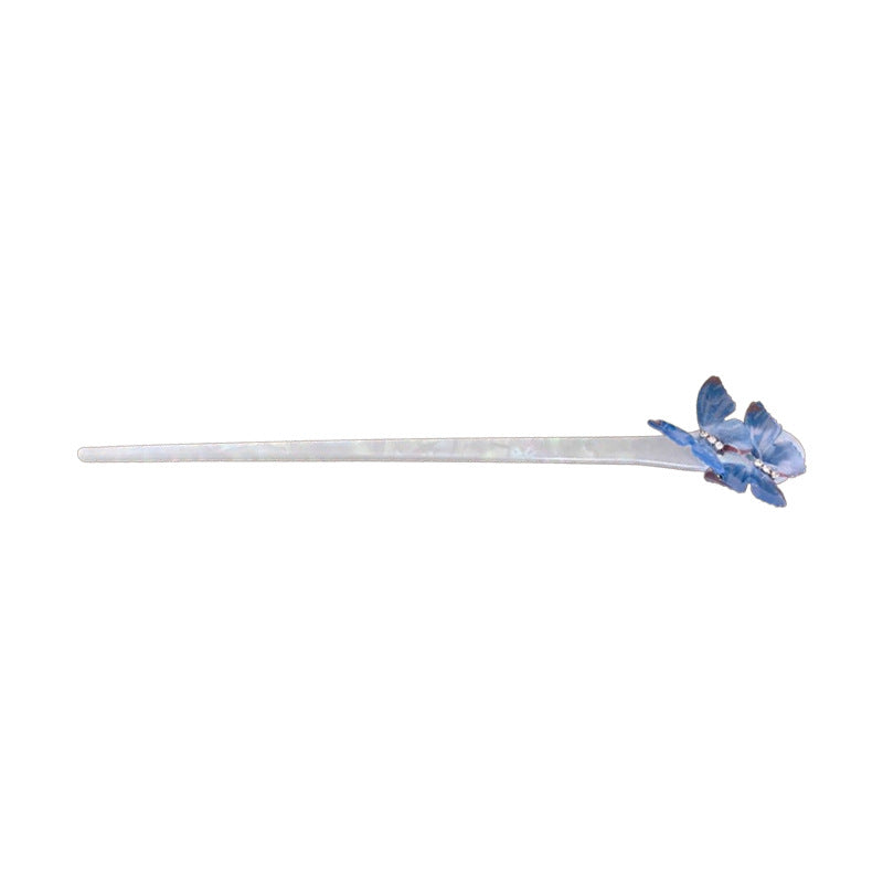 Butterfly Acetate Hair Stick - view 5