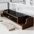 computer stand home study laptop elevated rack desktop computer elevated rack keyboard mouse storage