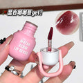 luckgo hydrating glossy lip glaze clear watery mirror surface pseudo-no-makeup korean pure whitening