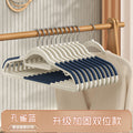 衣架加粗款无痕晾衣架宽肩防滑新款晾晒衣撑子塑料家用成人衣架子