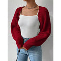 Women's Relaxed Knit Long Sleeve Cardigan 2026 | Layered Cardigan - White