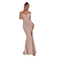 Women's Strapless V-Neck Sexy Classic Evening Gown Banquet