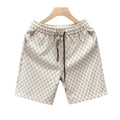 men's summer fashion light luxury versatile casual shorts men's teenagers' personalized printed draw