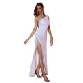 Women's One-Shoulder Slim Fit Socialite Evening Gown Banquet