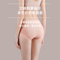 定制logo高弹纯棉女士内裤女中腰蚕丝抗菌裆透气抑菌女士三角裤