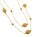 Middle East Jewelry Africa Bride Round Ball Cutout Double-Layer Necklace Earrings Set Overseas Retro Bestseller New
