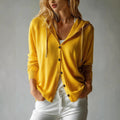 Women's Fall-Winter Fashion Long Sleeve Loose Cardigan 2026 | Layered Cardigan - White