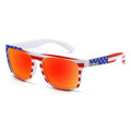 Overseas Amazon Retro Stud Sunglasses Men Fashionable Flag Sunglasses Resin Fabric Sun-Proof Sunshade Sunglasses