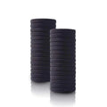 Black Wool Scarf Ring Elastic High-Stretch Force Durable Hair String Seamless Invisible Simple Ponytail Hair Tie
