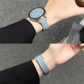 Fits Huawei watchgt4 Watch Band New gt5 / 6 Real Leather Stud Denim gt7 Women Premium Wrist Strap
