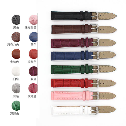 Retro Real Leather Band Top Grain Leather Slub Pattern Flat Head Unisex Hand Leather Band Factory Direct Wholesale Streetwear