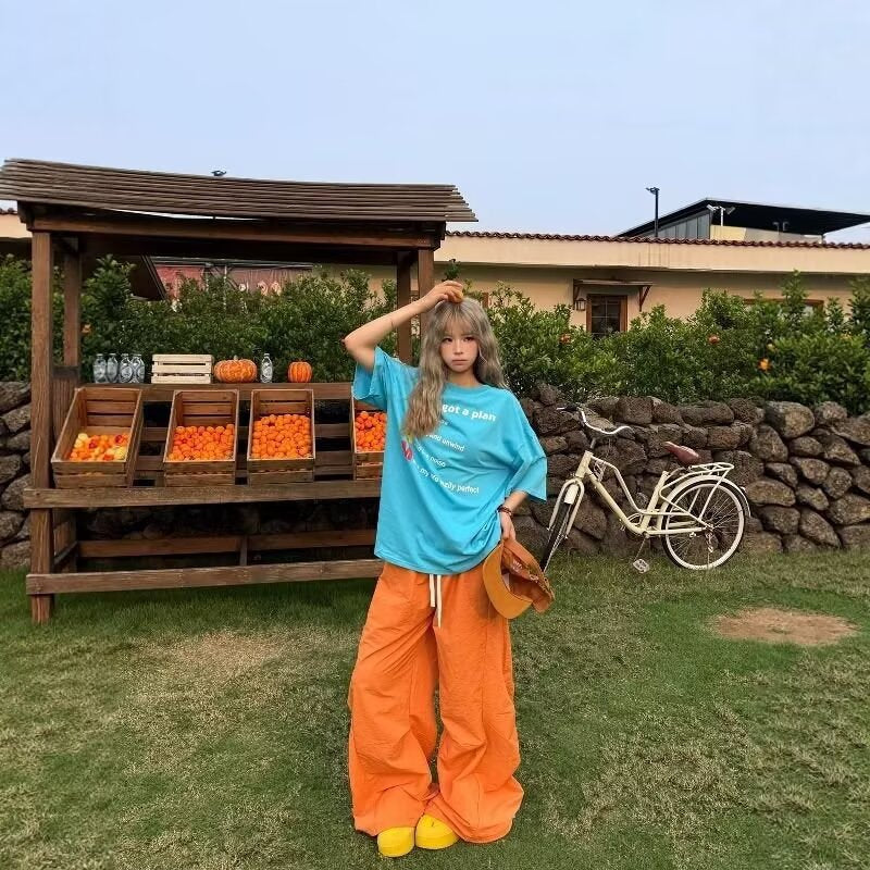 Summer Workwear Casual Loose Elastic Wide Leg Pants + Pants