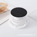 new solar fan cap 180-360° rotation detachable fan accessories usb charging small fan