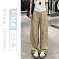 american quick-drying overalls for women 2026 summer thin loose high-waist casual wide-leg sports pa
