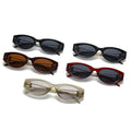 Western New Cat-Eye Sunglasses Metal Temple Women Premium UV-Proof Sunglasses Street Snap Sun-Proof Glasses