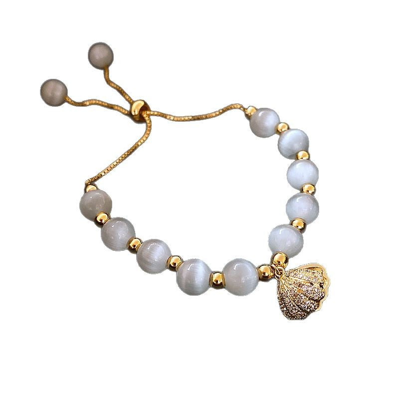 Chinese-Style Tiger's Eye Beaded Bracelet - view 5