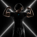 british shark onyx5.0 men's seamless short-sleeved fitness wear sports tights fitness training stret