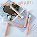 Mushroom Concealer Brush Set - 3-Piece Sponge & Lip Brush Combo, Wet & Dry