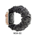 For appleiwatch Watch Band Overseas Fall/Winter Large Cord Hair Tie Velvet Apple Band Velvet Fashionable